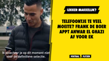 Telefoontje te veel moeite? Frank de Boer appt Anwar El Ghazi af voor EK
