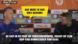 De Ligt in de fout op persconferentie, krijgt op zijn kop van bondscoach Van Gaal: "Dat moet je niet zeggen!"