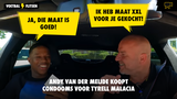 Hilarische beelden! Andy van der Meijde doet Tyrell Malacia condooms cadeau: "Maat XXL"