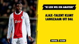Ajax-talent klimt langzaam uit dal: "Ik leek wel een amateur"