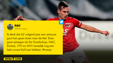 Leedvermaak op social media om achterstand AZ tegen Twente