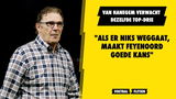Van Hanegem verwacht dezelfde top-drie: "Als er niks weggaat, maakt Feyenoord goede kans"