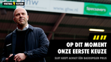 Slot geeft alvast één basisspeler prijs: "Op dit moment onze eerste keuze"