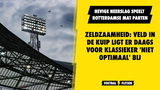 Zeldzaamheid: veld in De Kuip ligt er daags voor Klassieker 'niet optimaal' bij