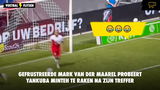 Lolbeelden: Gefrustreerde Mark van der Maarel probeert Yankuba Minteh te raken na zijn treffer