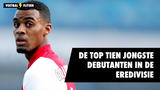 De top tien jongste debutanten in de Eredivisie