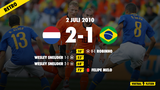 Terug naar Toen: magistrale Sneijder leidt Oranje langs Brazilië in kwartfinale WK