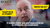 Tv-kijkers ergeren zich: "Slaapt Leo Oldenburger met een erectie in zijn AZ-pyjama?"