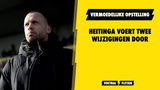 Vermoedelijke opstelling: Heitinga kiest voor twee nieuwe namen!