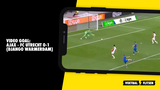 VIDEO GOAL: Ajax - FC Utrecht 0-1 (Django Warmerdam)