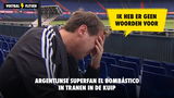 Argentijnse superfan El Bombástico in tranen in De Kuip: "Ik heb er geen woorden voor"