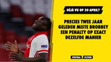 Déjà vu? Exact twee jaar eerder miste Brobbey ook vanaf de stip
