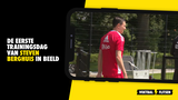 VIDEO: De eerste trainingsdag van Steven Berghuis in beeld