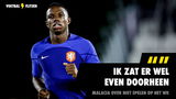 Malacia over niet spelen op het WK: "Ik zat er wel even doorheen"