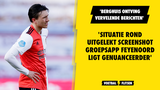 'Situatie rond uitgelekt screenshot groepsapp Feyenoord ligt genuanceerder'