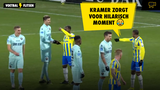 Heerlijk moment tijdens #rkcado: Kijk wat Michiel Kramer tijdens een corner bij Vurnon Anita doet....