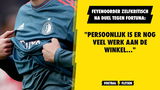 Feyenoorder zeer zelfkritisch na duel tegen Fortuna: "Persoonlijk is er nog veel werk aan de winkel"