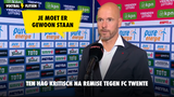 Ten Hag kritisch na remise tegen FC Twente: "Je moet er gewoon staan"