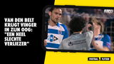 Van den Belt krijgt vinger in zijn oog: "Een heel slechte verliezer"