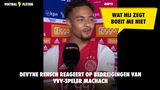 Devyne Rensch reageert op bedreigingen VVV-speler Machach: "Boeit me niet wat hij zegt"