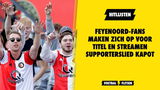 Feyenoord maakt zich klaar voor titel: supporterslied wordt kapot gedraaid