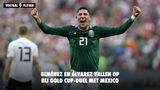 Giménez en Álvarez vallen op bij Gold Cup-duel met Mexico
