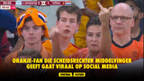 Oranje-fan die scheidsrechter middelvinger geeft gaat viraal op social media