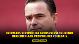 Brekend nieuws: Overmars per direct weg bij Ajax