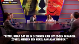 "Knap Peter (R. de Vries) dat jij in 5 zinnen kan uitleggen waarom zoveel mensen een hekel aan Ajax hebben"