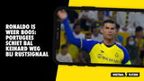 Ronaldo is weer boos: Portugees schiet bal keihard weg bij rustsignaal