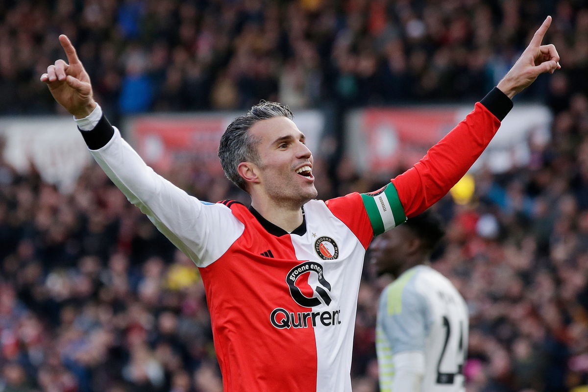En de test voor het plaatje van Van Persie