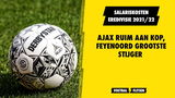 Salariskosten Eredivisie 2021/22: Ajax aan kop, Feyenoord grootste stijger!