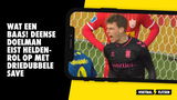 Wat een baas! Deense doelman eist heldenrol op met driedubbele save