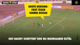 Oei! Bassey schuttert ook bij Nigeriaanse elftal