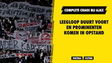 Complete chaos bij Ajax: leegloop houdt aan en prominenten komen in opstand