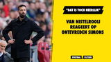 Van Nistelrooij reageert op ontevreden Simons na wissel