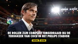 De rollen zijn compleet omgedraaid bij de terugkeer van Cocu in het Philips Stadion