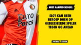 Feyenoorder moet kampioenswedstrijd missen door blessure