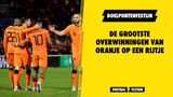 Monsterzege tegen Gibraltar? De grootste overwinningen van Oranje op een rij!
