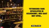 'Feyenoord-fans opgesloten in Gelredome'; hek gaat niet open..