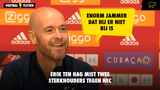 Erik ten Hag mist twee sterkhouders tegen NEC: "Erg teleurstellend dat hij er niet is"