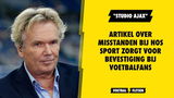 Artikel over misstanden bij NOS Sport zorgt voor bevestiging bij voetbalfans: "Studio Ajax"