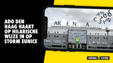 ADO Den Haag haakt op hilarische wijze in op storm Eunice