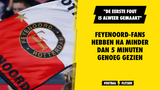 Feyenoord-fans hebben na minder dan 5 minuten genoeg gezien: "De eerste fout is alweer gemaakt"