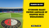 Feyenoord maakt vertrek aanvaller op grappige wijze wereldkundig