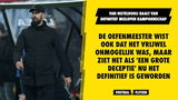 Van Nistelrooij baalt van mislopen landstitel: "Komt niet uit de lucht vallen, wél grote deceptie"