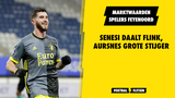 Marktwaarden spelers Feyenoord: Senesi daalt flink, Aursnes grote stijger