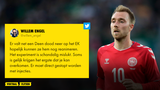 Willem Engel na 'walgelijke tweet' over Christian Eriksen kapotgemaakt: "Jij bent ziek in je hoofd"
