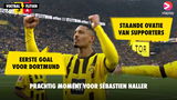 Prachtig moment voor Haller: eerste goal voor Dortmund, staande ovatie van supporters