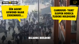 Cambuur-fans clashen met politie en slopen horeca, één agent gewond naar ziekenhuis (VIDEO)